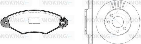 Woking 87433.01 - Komplet kočnica, disk-kočnica www.molydon.hr