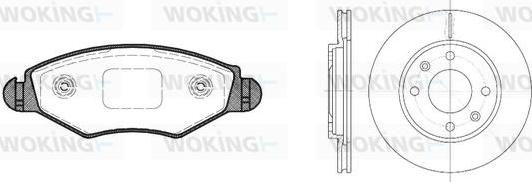 Woking 87433.03 - Komplet kočnica, disk-kočnica www.molydon.hr