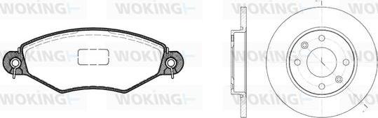 Woking 87433.02 - Komplet kočnica, disk-kočnica www.molydon.hr