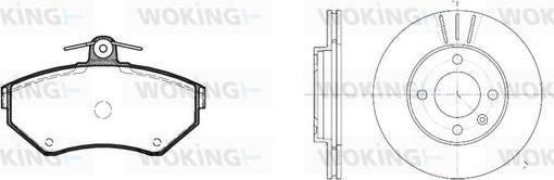 Woking 87313.04 - Komplet kočnica, disk-kočnica www.molydon.hr
