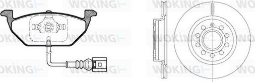 Woking 87333.05 - Komplet kočnica, disk-kočnica www.molydon.hr