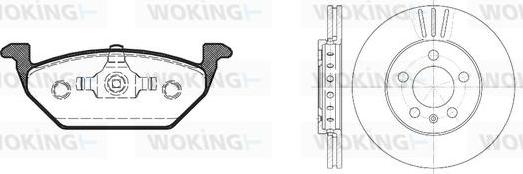 Woking 87333.07 - Komplet kočnica, disk-kočnica www.molydon.hr