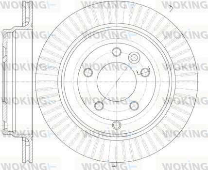 Woking D6995.10 - Kočioni disk www.molydon.hr