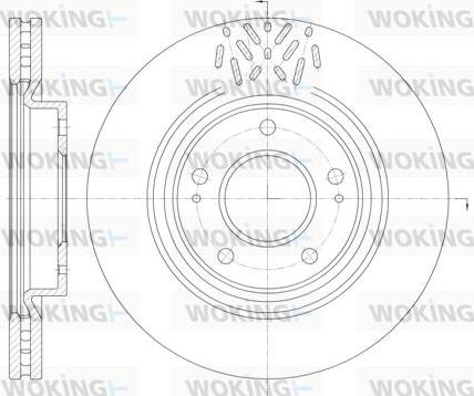 Woking D6996.10 - Kočioni disk www.molydon.hr