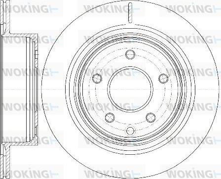 Woking D6998.10 - Kočioni disk www.molydon.hr