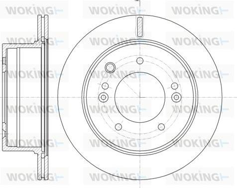 Woking D6993.10 - Kočioni disk www.molydon.hr