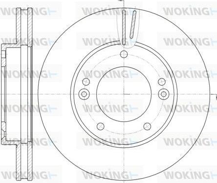 Woking D6992.10 - Kočioni disk www.molydon.hr