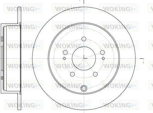 Woking D6997.00 - Kočioni disk www.molydon.hr