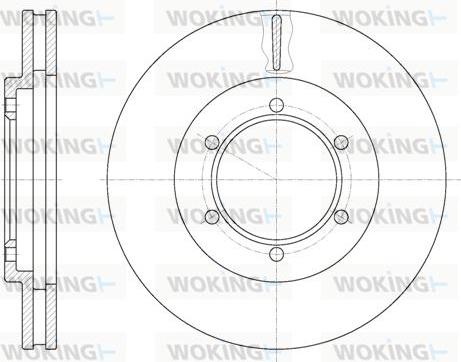 Woking D6949.10 - Kočioni disk www.molydon.hr