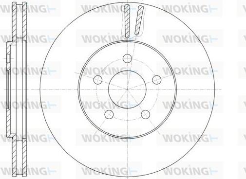 Woking D6946.10 - Kočioni disk www.molydon.hr