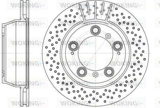 Woking D6941.10 - Kočioni disk www.molydon.hr