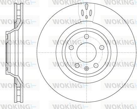 Woking D6942.10 - Kočioni disk www.molydon.hr