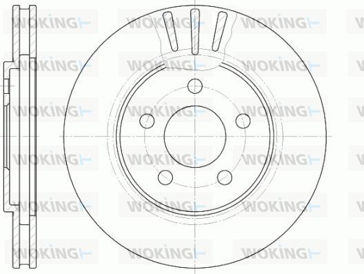 Woking D6947.10 - Kočioni disk www.molydon.hr