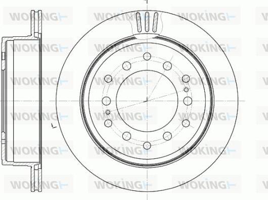 Woking D6956.10 - Kočioni disk www.molydon.hr