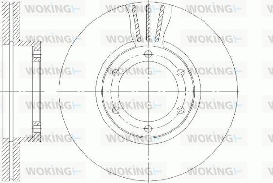 Woking D6951.10 - Kočioni disk www.molydon.hr