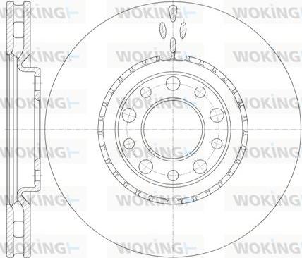 Woking D6964.10 - Kočioni disk www.molydon.hr