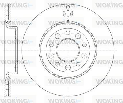 Woking D6966.10 - Kočioni disk www.molydon.hr