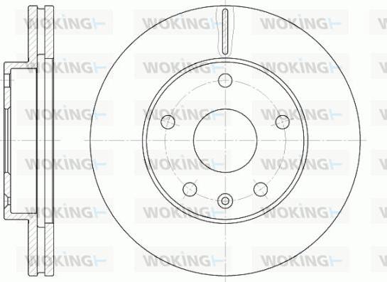 Woking D6960.10 - Kočioni disk www.molydon.hr