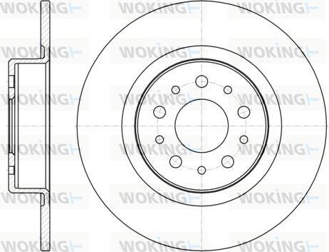 Woking D6968.00 - Kočioni disk www.molydon.hr