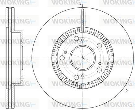 Woking D6962.10 - Kočioni disk www.molydon.hr