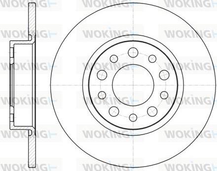 Woking D6967.00 - Kočioni disk www.molydon.hr