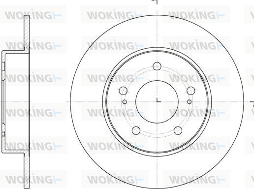 Woking D6909.00 - Kočioni disk www.molydon.hr