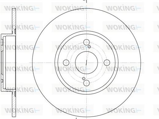 Woking D6900.00 - Kočioni disk www.molydon.hr