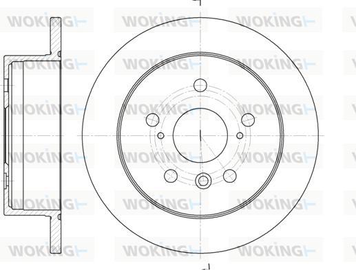 Woking D6908.00 - Kočioni disk www.molydon.hr