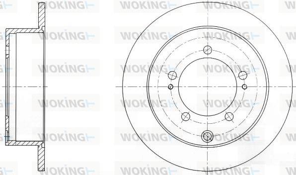 Woking D6903.00 - Kočioni disk www.molydon.hr