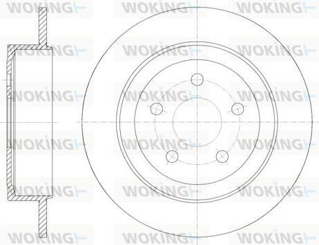 Woking D6902.00 - Kočioni disk www.molydon.hr