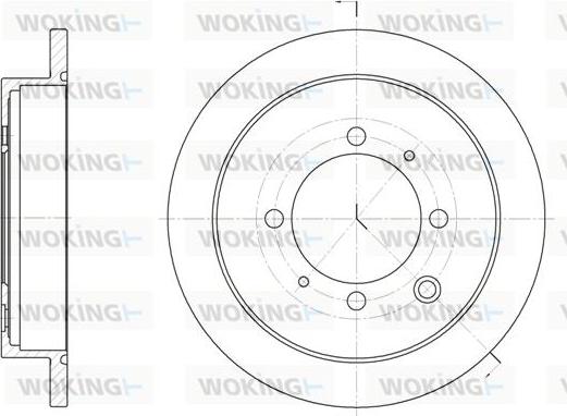 Woking D6907.00 - Kočioni disk www.molydon.hr