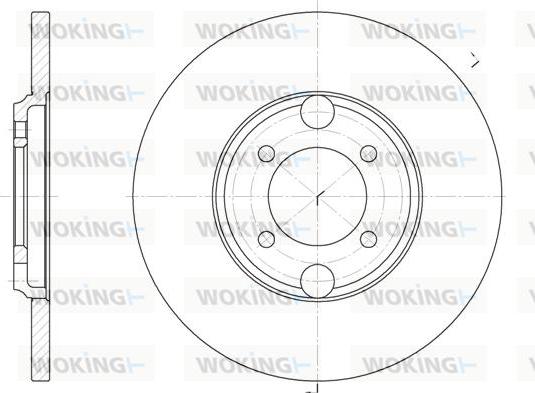 Woking D6919.00 - Kočioni disk www.molydon.hr