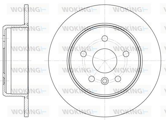 Woking D6914.00 - Kočioni disk www.molydon.hr