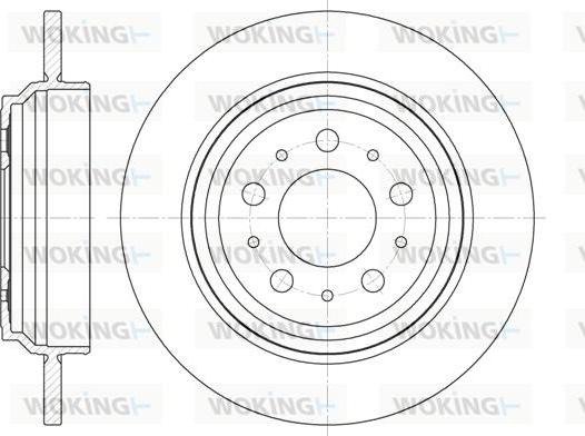 Woking D6916.00 - Kočioni disk www.molydon.hr