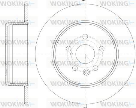 Woking D6910.00 - Kočioni disk www.molydon.hr