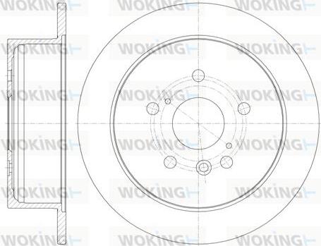 Woking D6911.00 - Kočioni disk www.molydon.hr