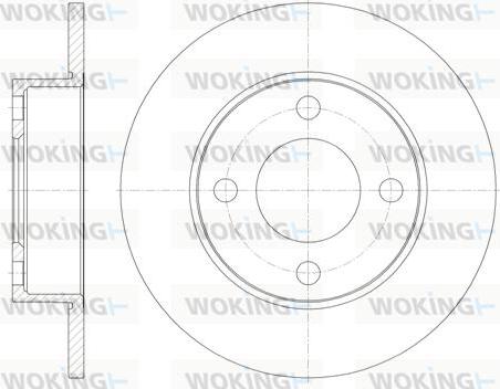 Woking D6917.00 - Kočioni disk www.molydon.hr