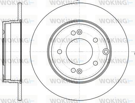 Woking D6989.00 - Kočioni disk www.molydon.hr