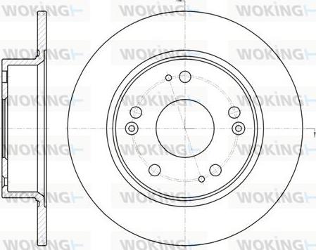 Woking D6984.00 - Kočioni disk www.molydon.hr