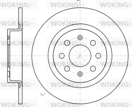 Woking D6983.00 - Kočioni disk www.molydon.hr