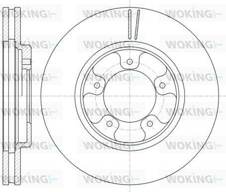 Woking D6939.10 - Kočioni disk www.molydon.hr