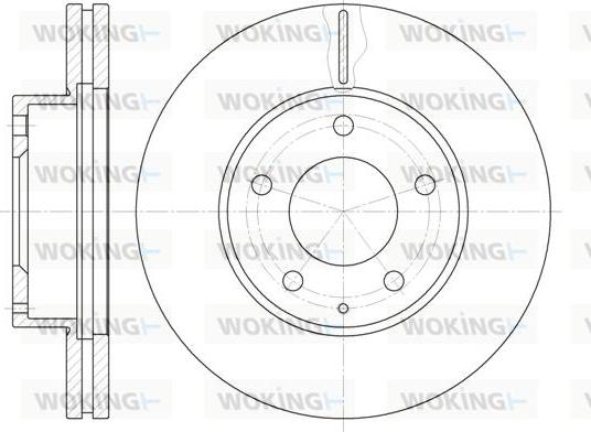 Woking D6936.10 - Kočioni disk www.molydon.hr