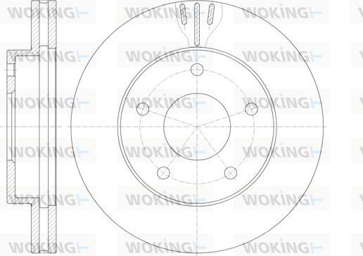 Woking D6931.10 - Kočioni disk www.molydon.hr