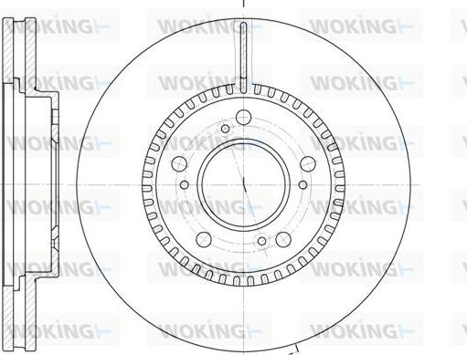 Woking D6938.10 - Kočioni disk www.molydon.hr