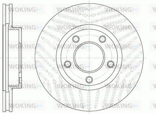 Woking D6932.10 - Kočioni disk www.molydon.hr