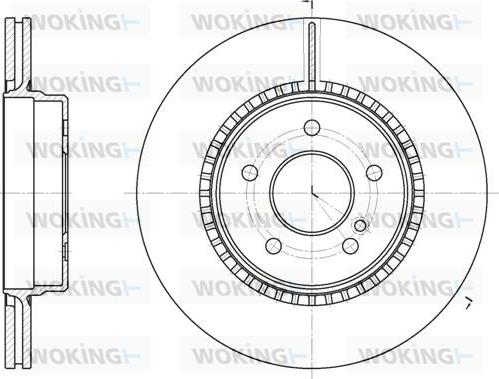 Woking D6929.10 - Kočioni disk www.molydon.hr