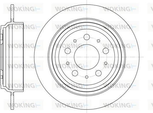 Woking D6924.00 - Kočioni disk www.molydon.hr