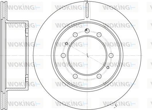 Woking D6926.10 - Kočioni disk www.molydon.hr