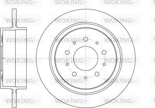 Woking D6921.00 - Kočioni disk www.molydon.hr