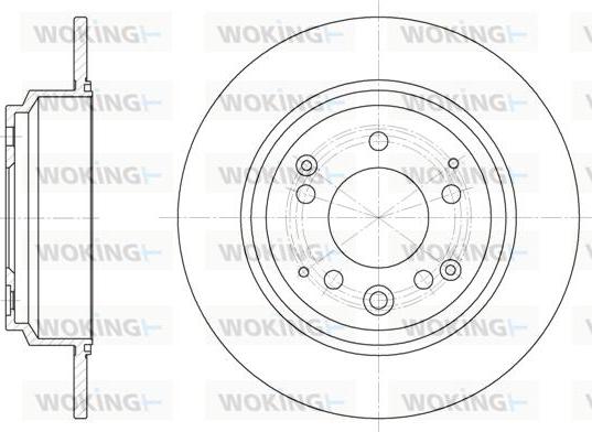 Woking D6922.00 - Kočioni disk www.molydon.hr